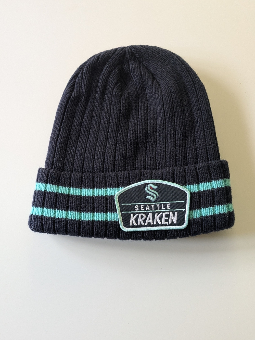 Seattle Kraken Ribbed Cuff Beanie